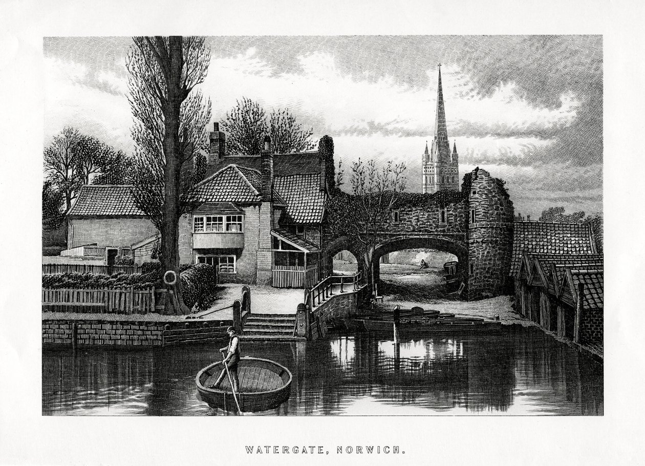 Watergate, Norwich, 1896 autorstwa Unbekannt