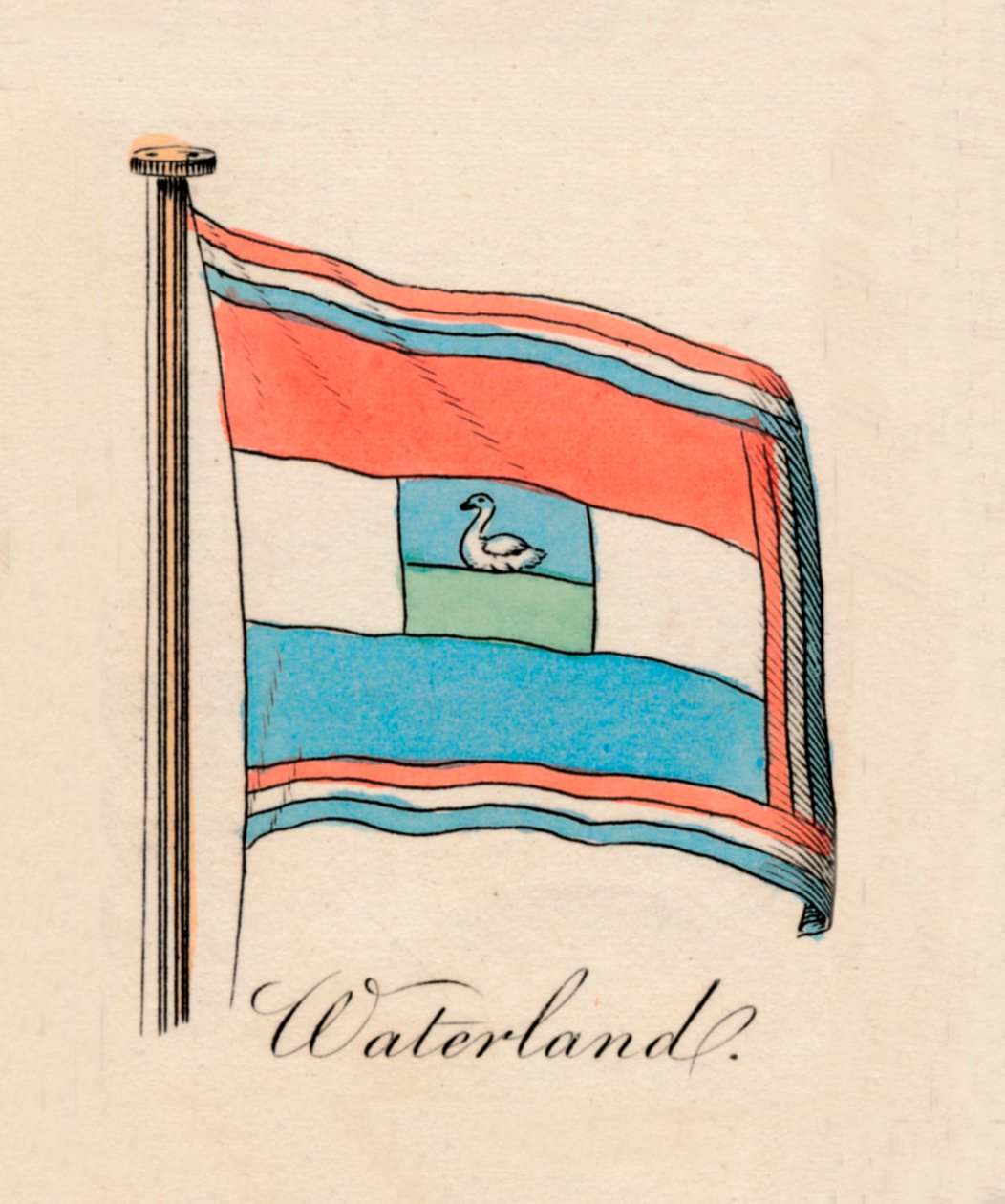 Kraina wodna, 1838 autorstwa Unbekannt