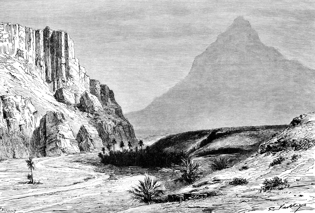 Web El-Halluf, niedaleko Figuig, Maroko, 1895 autorstwa Unbekannt
