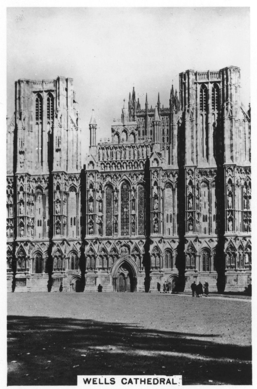 Katedra w Wells, Wells, Somerset, Anglia, 1936 r autorstwa Unbekannt