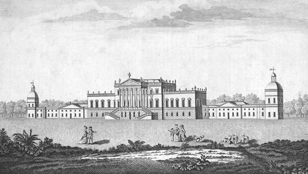 Wentworth Woodhouse, Yorkshire, ok. 1780 autorstwa Unbekannt