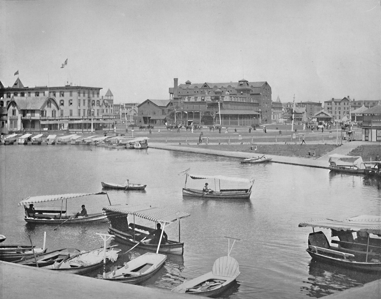 Wesley Lake, Asbury Park, New Jersey, c1897. autorstwa Unbekannt