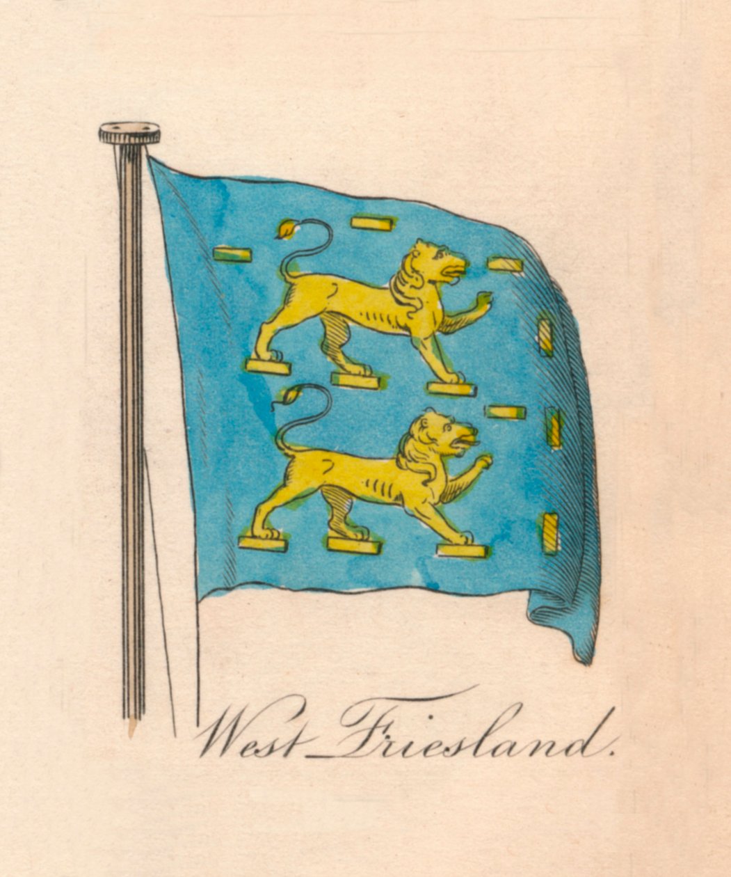 Fryzja Zachodnia, 1838 autorstwa Unbekannt