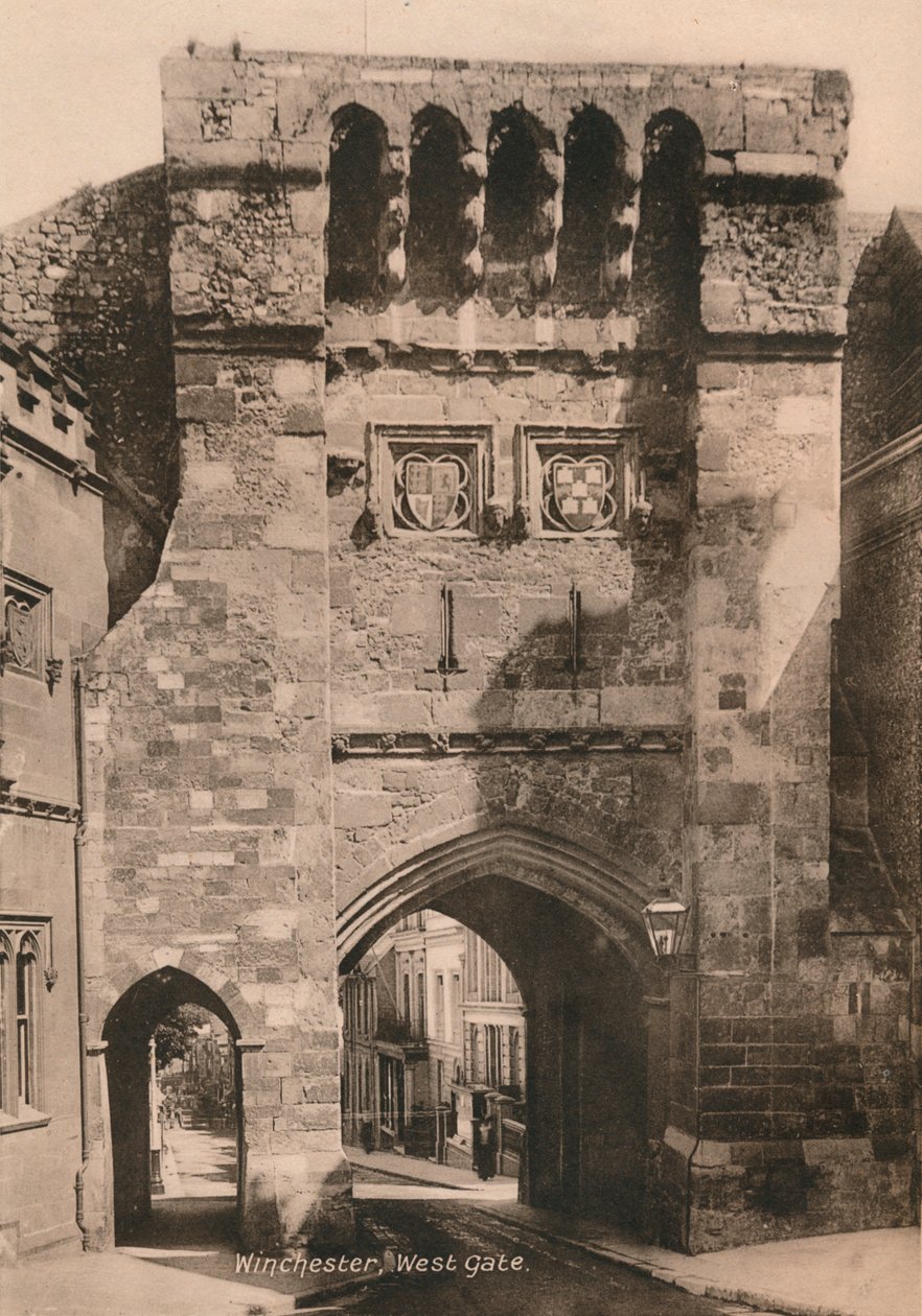 West Gate, Winchester, Hampshire, początek XX wieku autorstwa Unbekannt