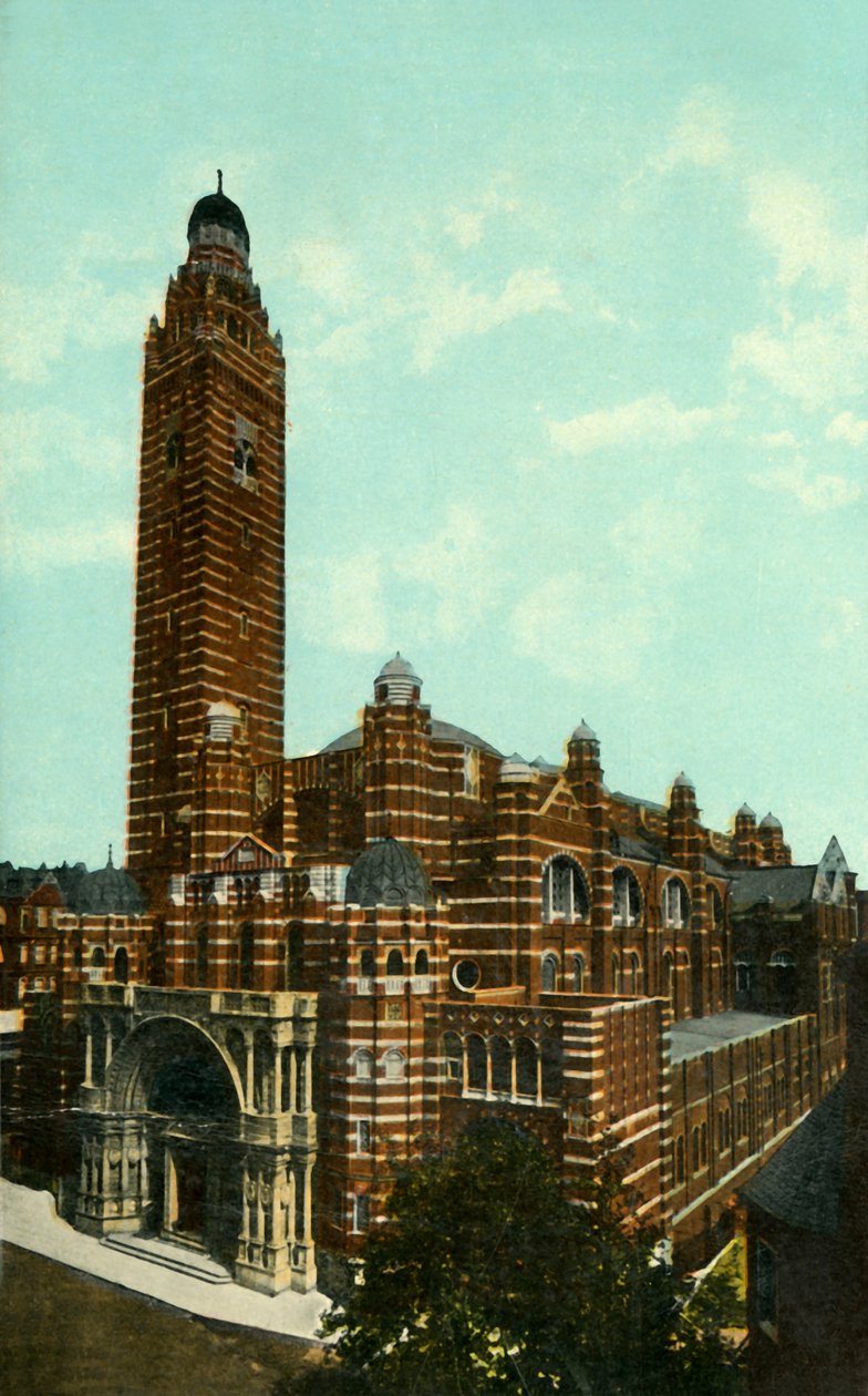 Katedra Westminsterska, Londyn, ok. 1910. autorstwa Unbekannt