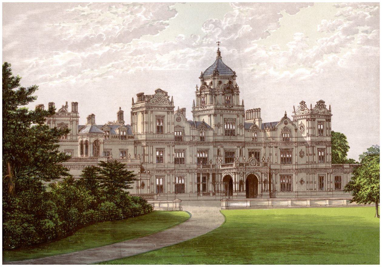 Westonbirt House, Gloucestershire, dom rodziny Holford, ok. 1880 autorstwa Unbekannt