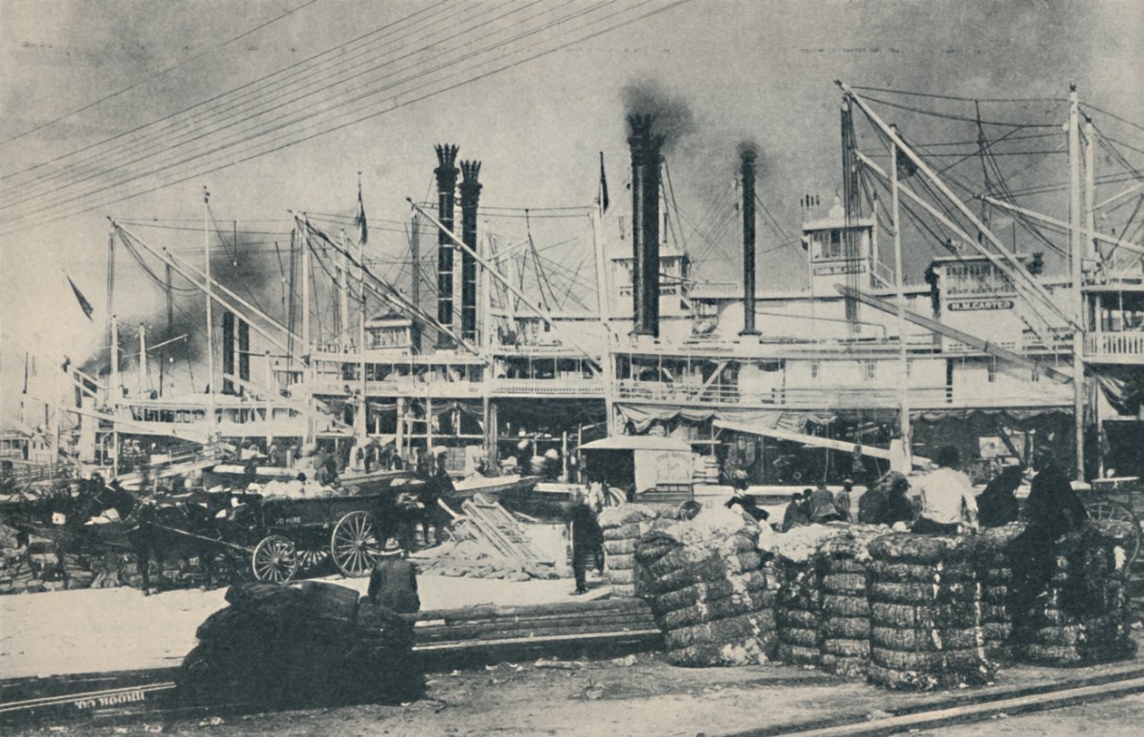 Kiedy ładowano bawełnę, las wież i kominów, 1937 autorstwa Unbekannt
