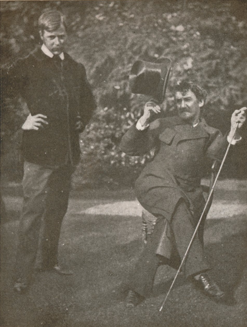Whistler i Menpes, ok. 1885, 1904. autorstwa Unbekannt