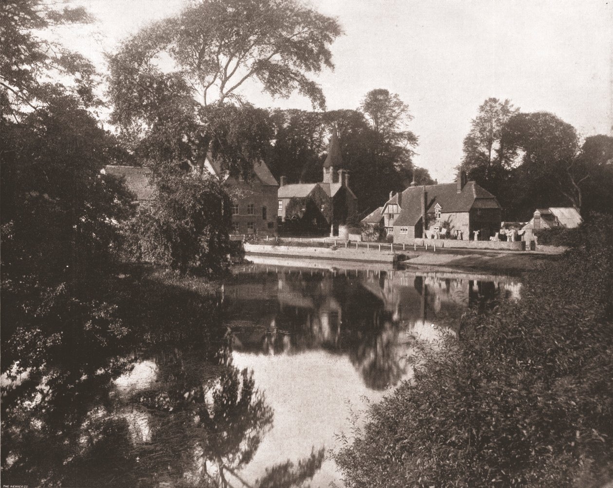 Whitchurch w Oxfordshire, 1894. autorstwa Unbekannt