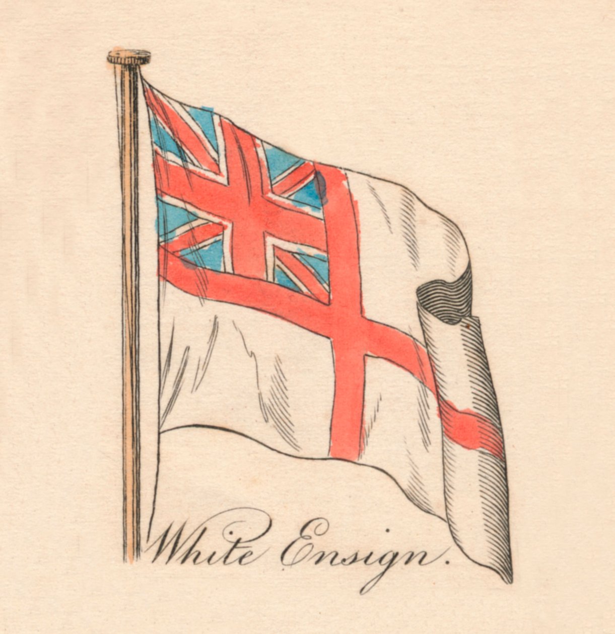 Biały chorąży, 1838 autorstwa Unbekannt