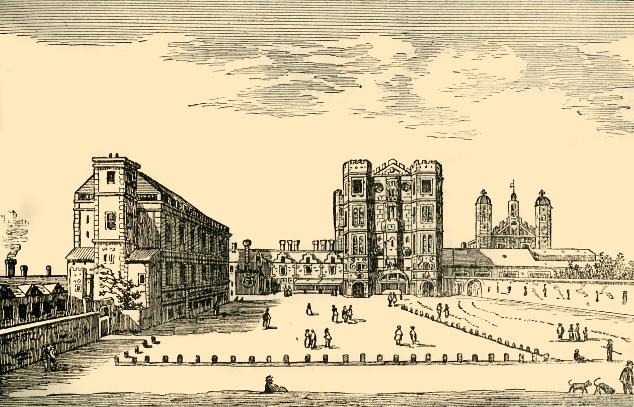Whitehall około 1650, 1881. autorstwa Unbekannt