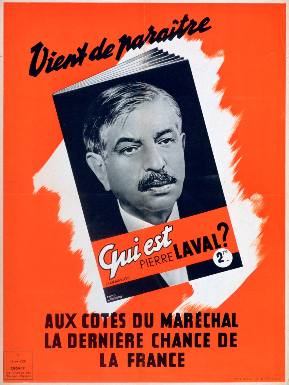 Kim jest Pierre Laval, francuski plakat propagandowy Vichy, 1940-1944 autorstwa Unbekannt