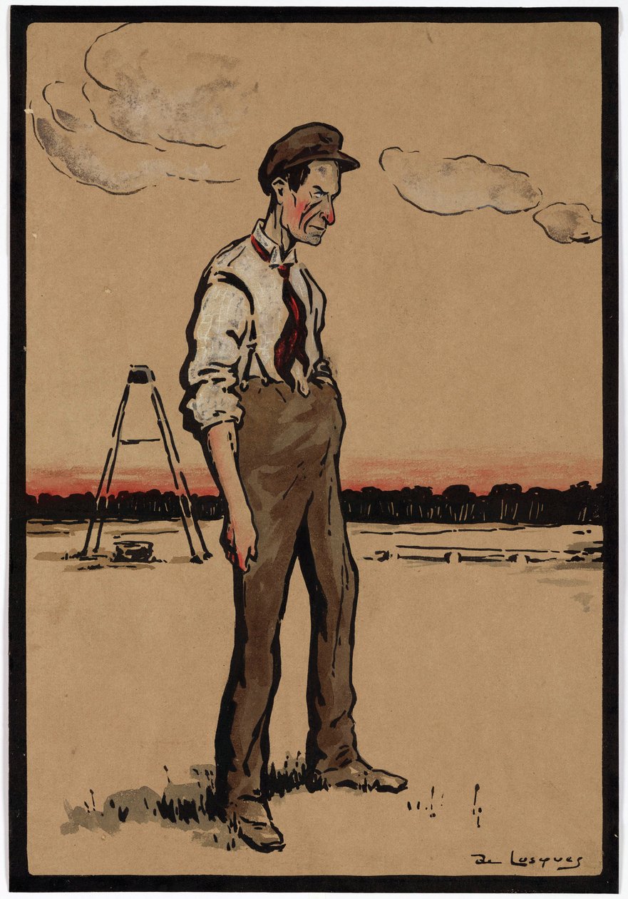 Wilbur Wright, amerykański lotnik, ok. 1910 autorstwa Unbekannt