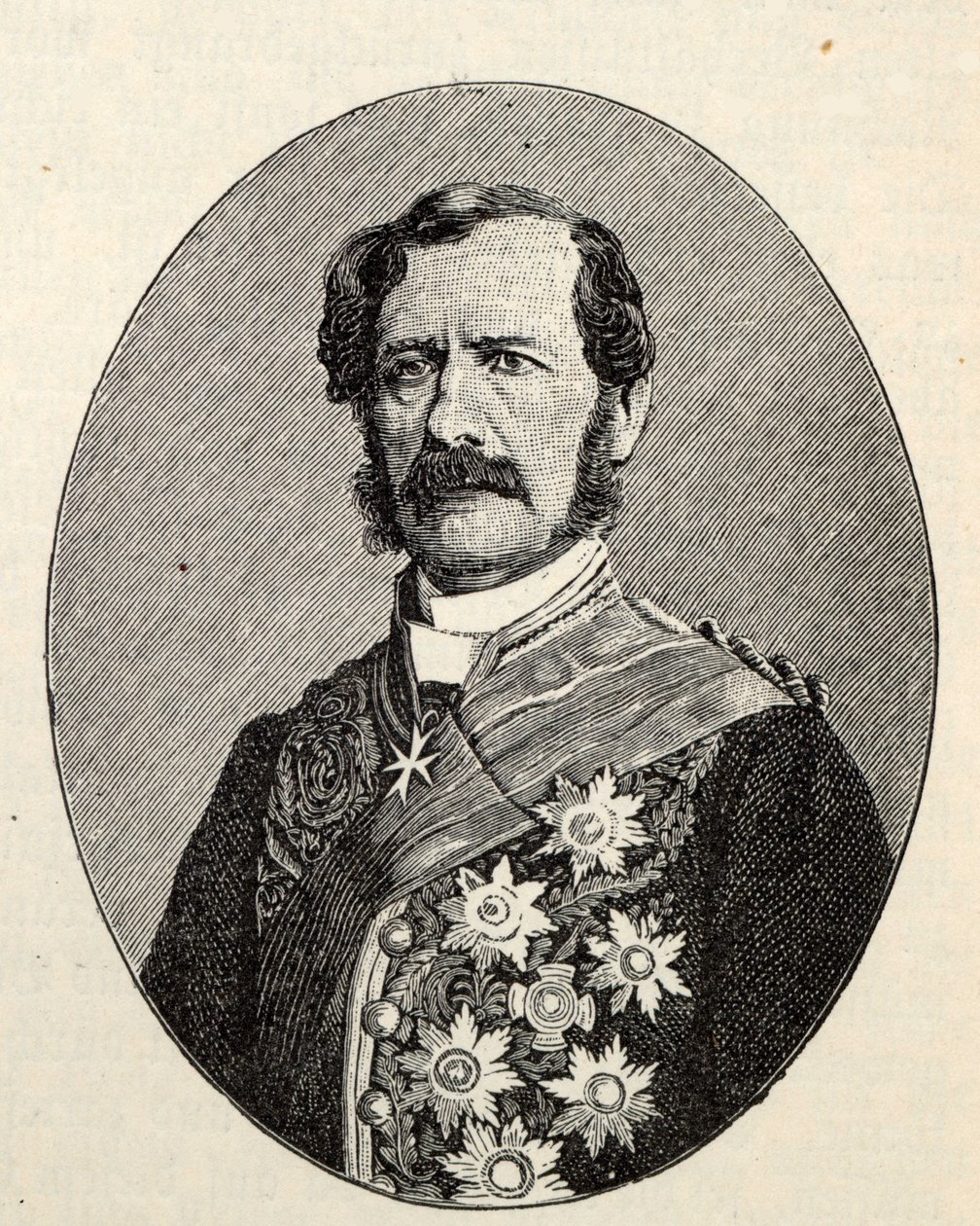 Wilhelm Freiherr von Schleinitz 1794-1856. autorstwa Unbekannt