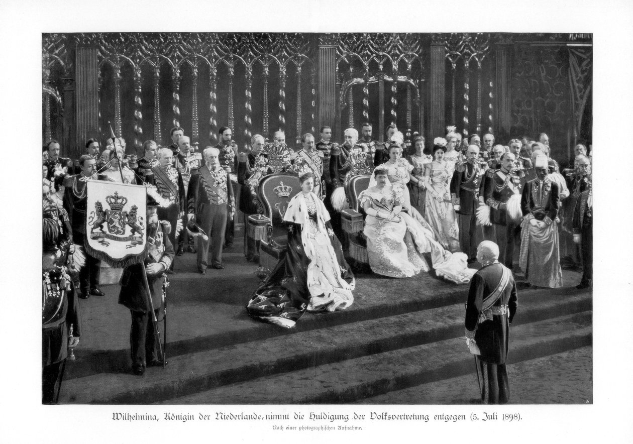 Wilhelmina z Holandii, 1880-1962, 5 lipca 1898, 1900 autorstwa Unbekannt
