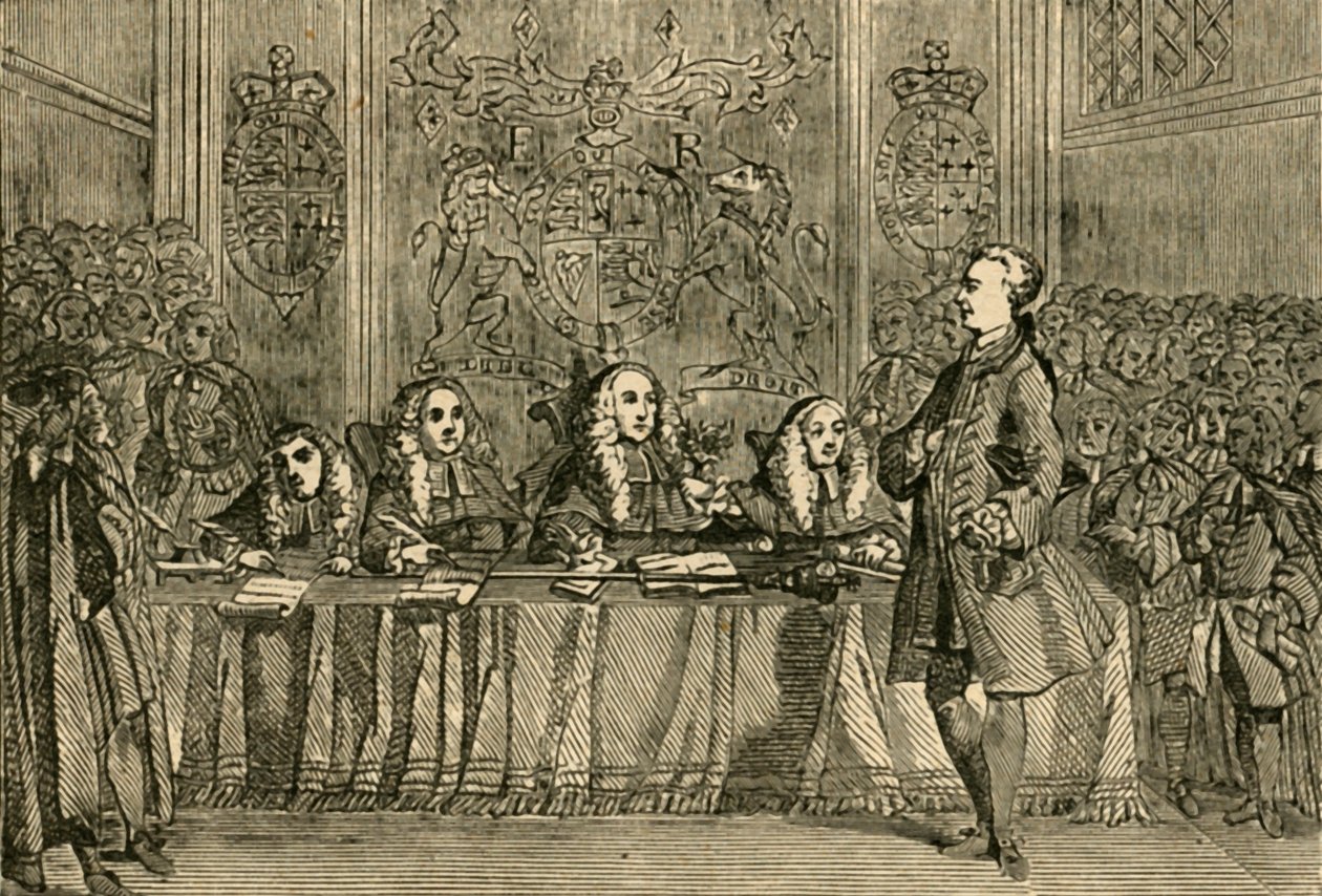 Wilkes na swoim procesie, 1897. autorstwa Unbekannt