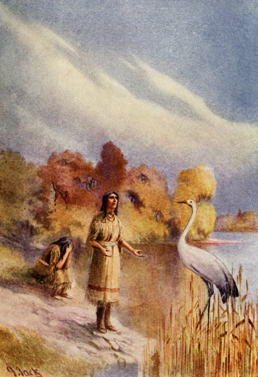 Przeniesiesz nas przez rzekę” – prosiła, 1914. autorstwa Unbekannt