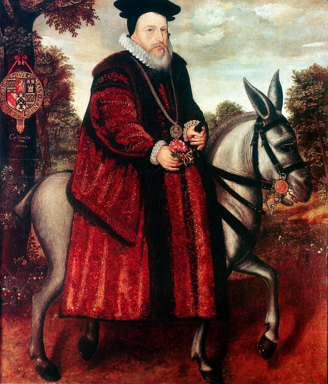 William Cecil, 1. baron Burghley 1520-1598, angielski mąż stanu autorstwa Unbekannt