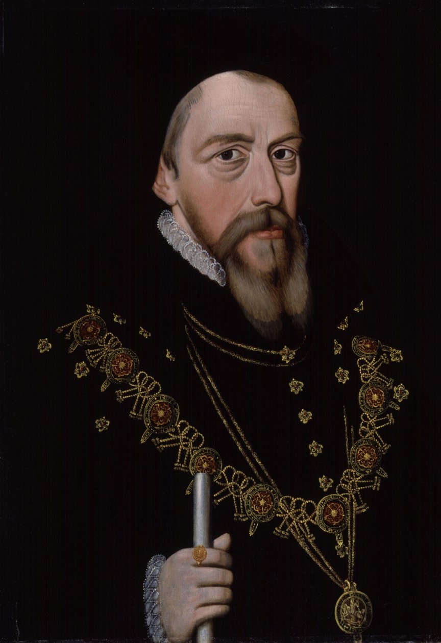 William Cecil, 1. baron Burghley 1521-1598, po 1572 autorstwa Unbekannt