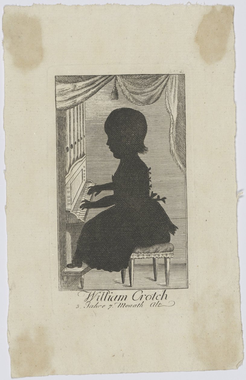 William Crotch 1775-1847 jako dziecko, ok. 1778. autorstwa Unbekannt