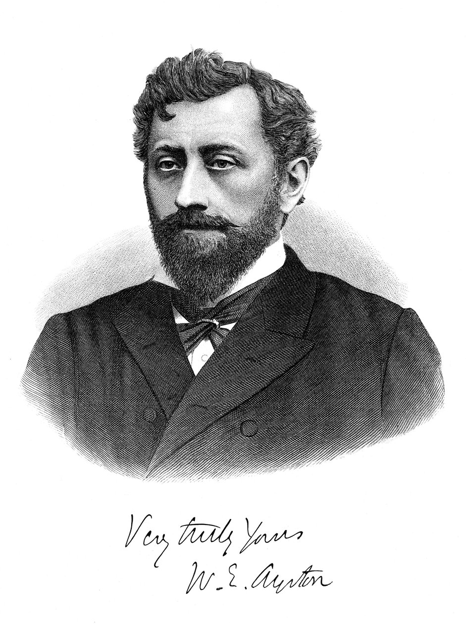 William Edward Ayrton 1847-1908, brytyjski fizyk, inżynier elektryk i wynalazca, 1892 autorstwa Unbekannt
