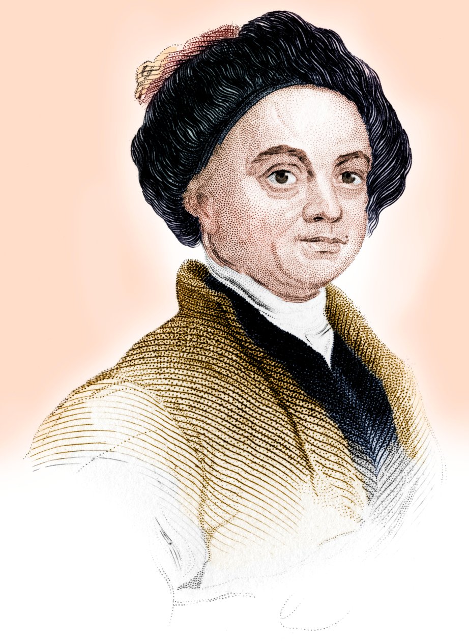 William Hogarth, XVIII-wieczny angielski malarz, grafik, satyryk i rysownik, ok. 1850 autorstwa Unbekannt