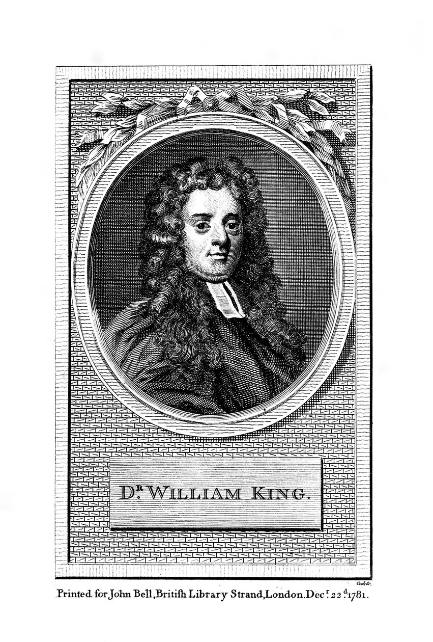 William King, angielski poeta, 1781 autorstwa Unbekannt