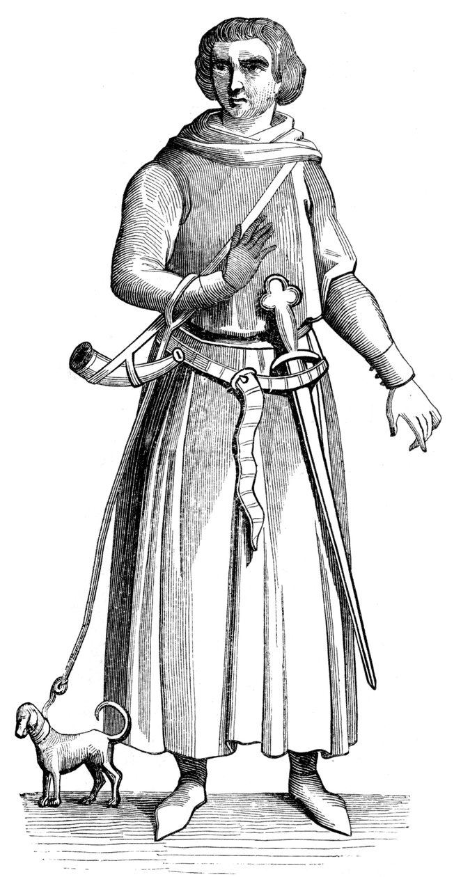 William Malgeneste, myśliwy królów, 1849 autorstwa Unbekannt
