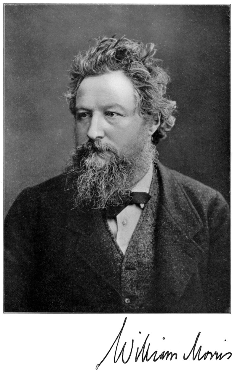 William Morris, XIX-wieczny angielski artysta, pisarz, socjalista i działacz, 1901 autorstwa Unbekannt