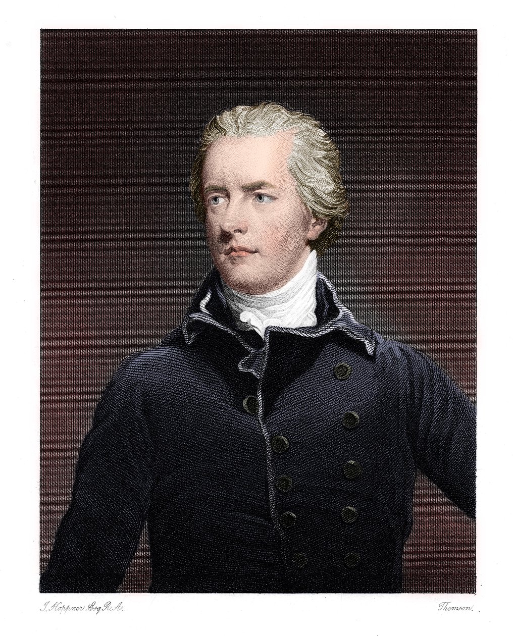 William Pitt Młodszy, brytyjski mąż stanu autorstwa Unbekannt