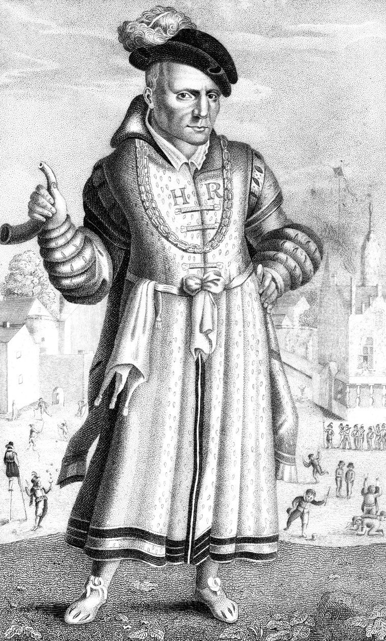 William Sommers, nadworny błazen Henryka VIII, 1825 autorstwa Unbekannt