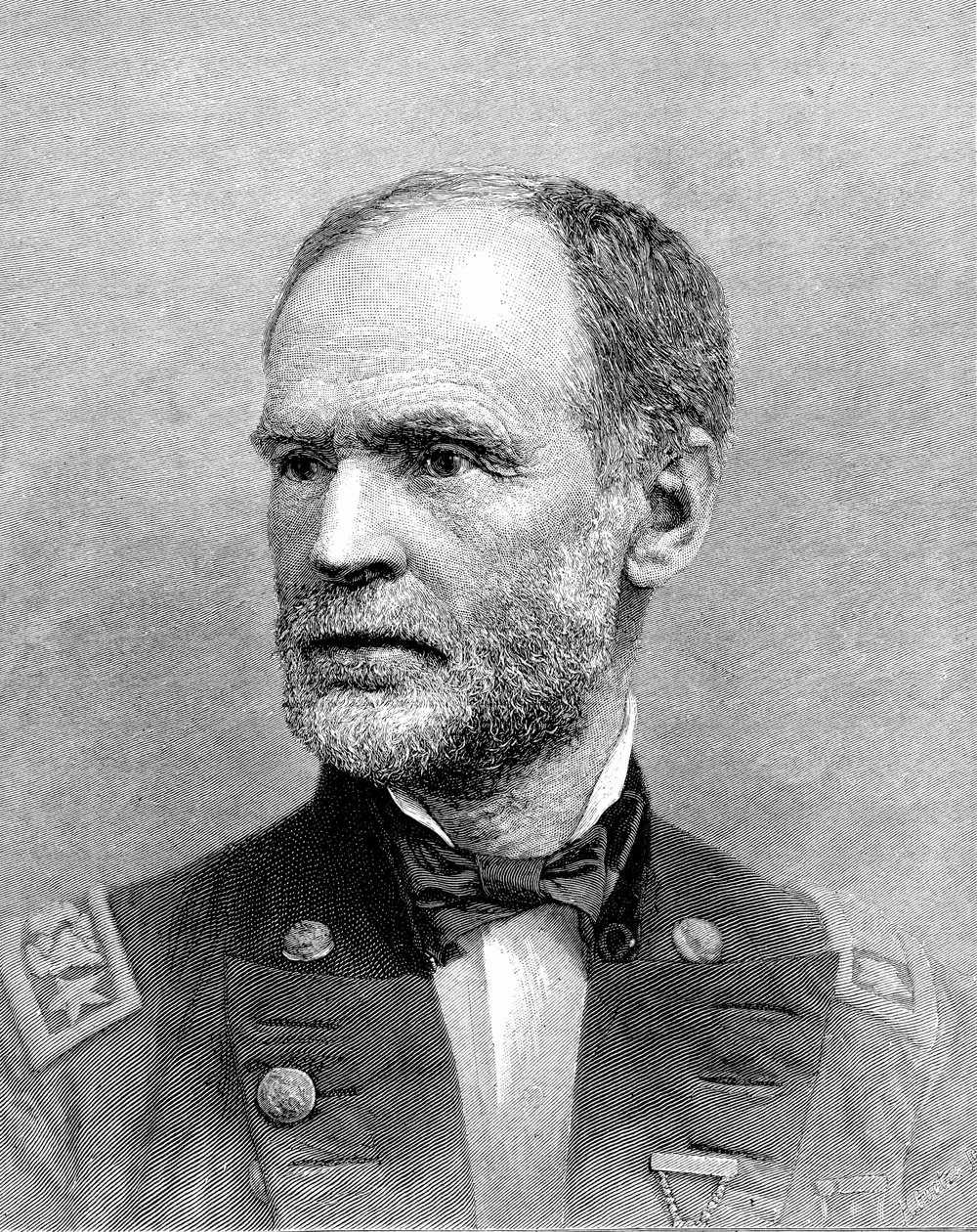William Tecumseh Sherman, amerykański żołnierz autorstwa Unbekannt