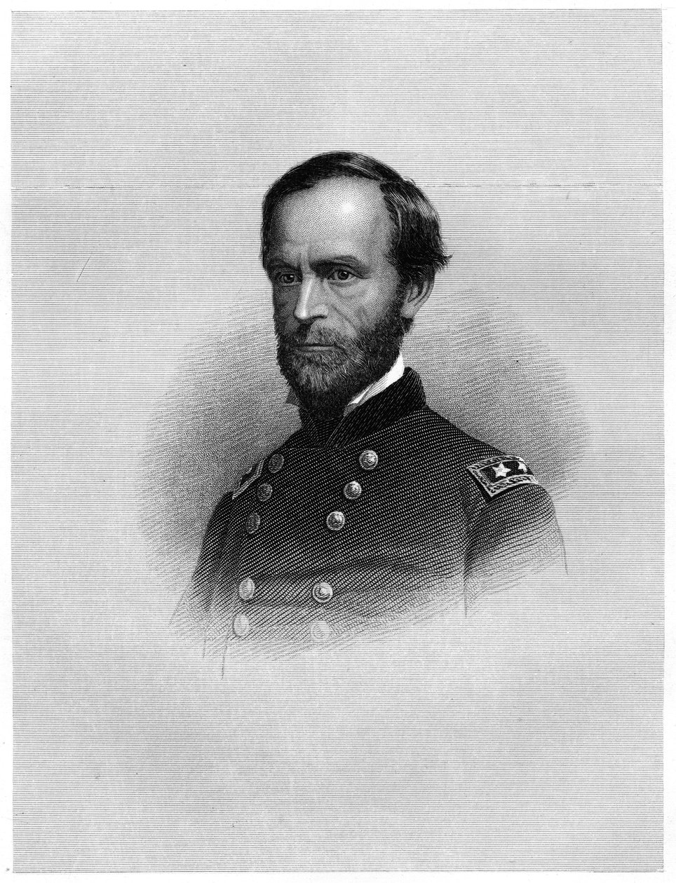 William Tecumseh Sherman, amerykański żołnierz, biznesmen, pedagog i pisarz, 1872 autorstwa Unbekannt