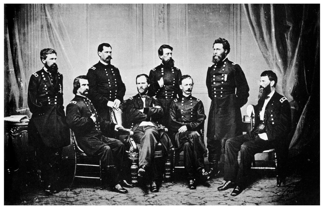 William Tecumseh Sherman i jego generałowie, wojna secesyjna, 1865 1955 autorstwa Unbekannt