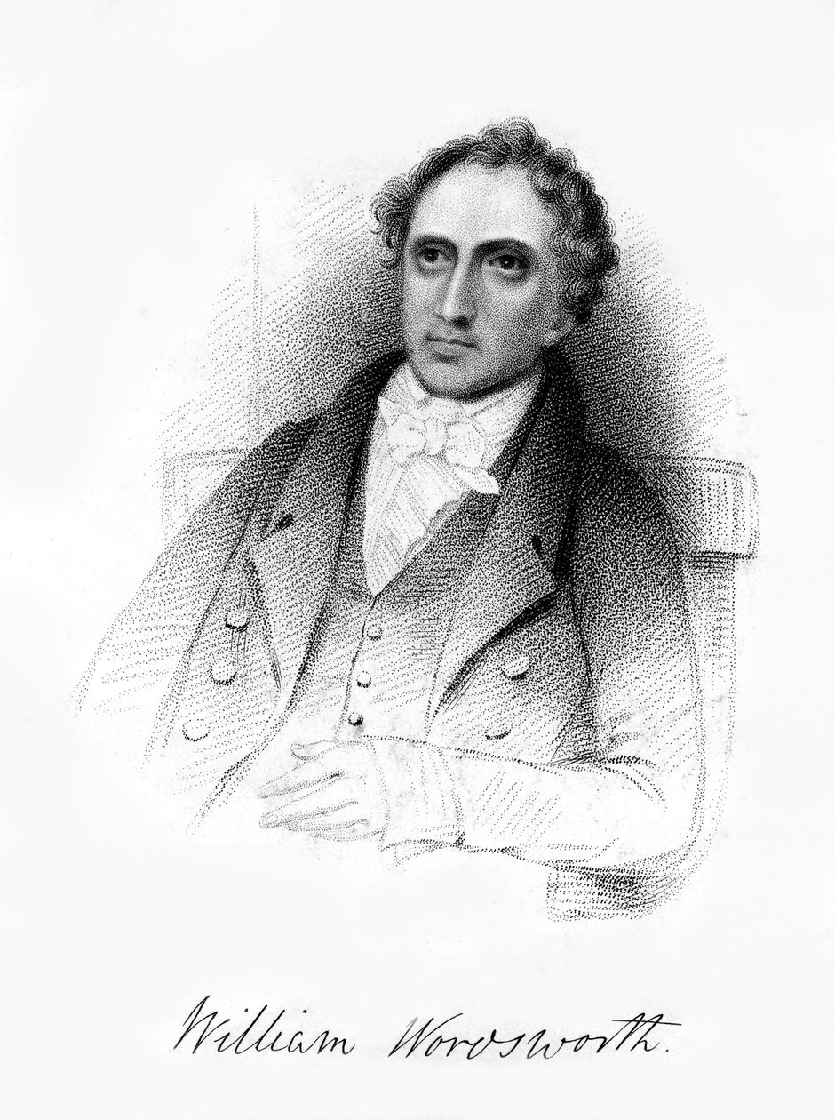 William Wordsworth, angielski poeta romantyczny, XIX wiek. autorstwa Unbekannt