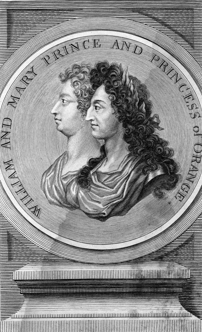 William i Mary autorstwa Unbekannt