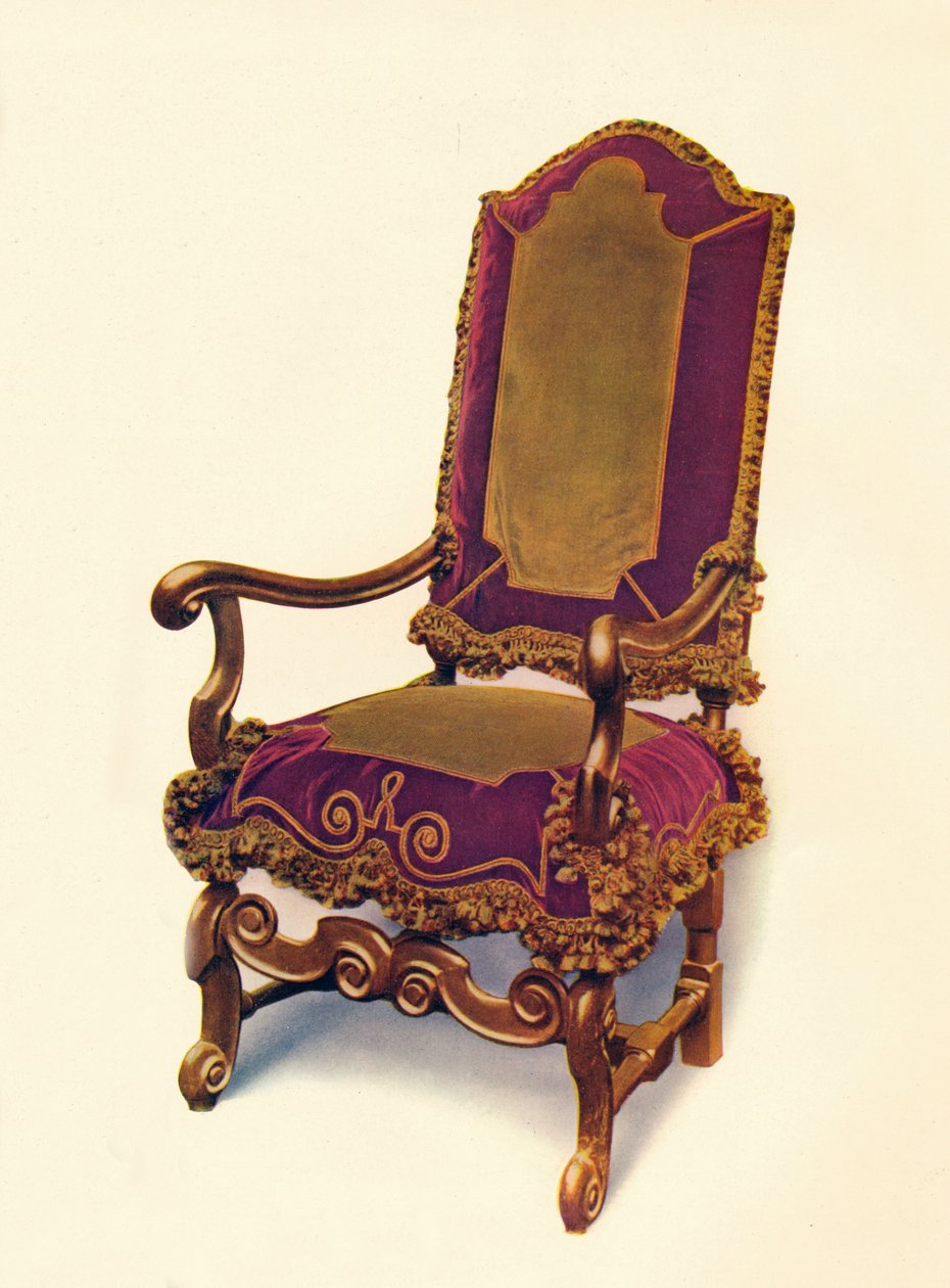Fotel Wilhelma i Marii, XVII w., 1910 autorstwa Unbekannt