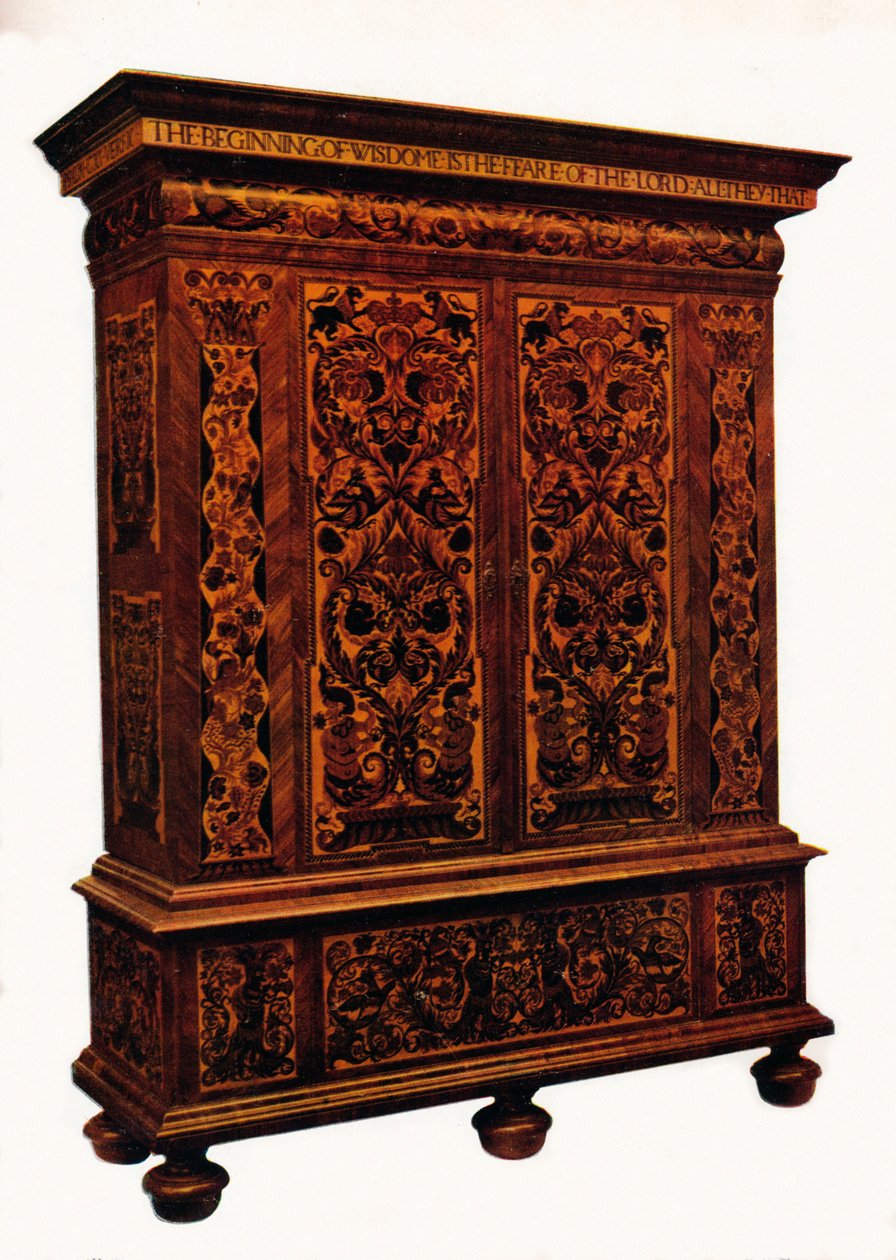Gabinet Wilhelma i Marii, intarsja, c1690, 1925 autorstwa Unbekannt