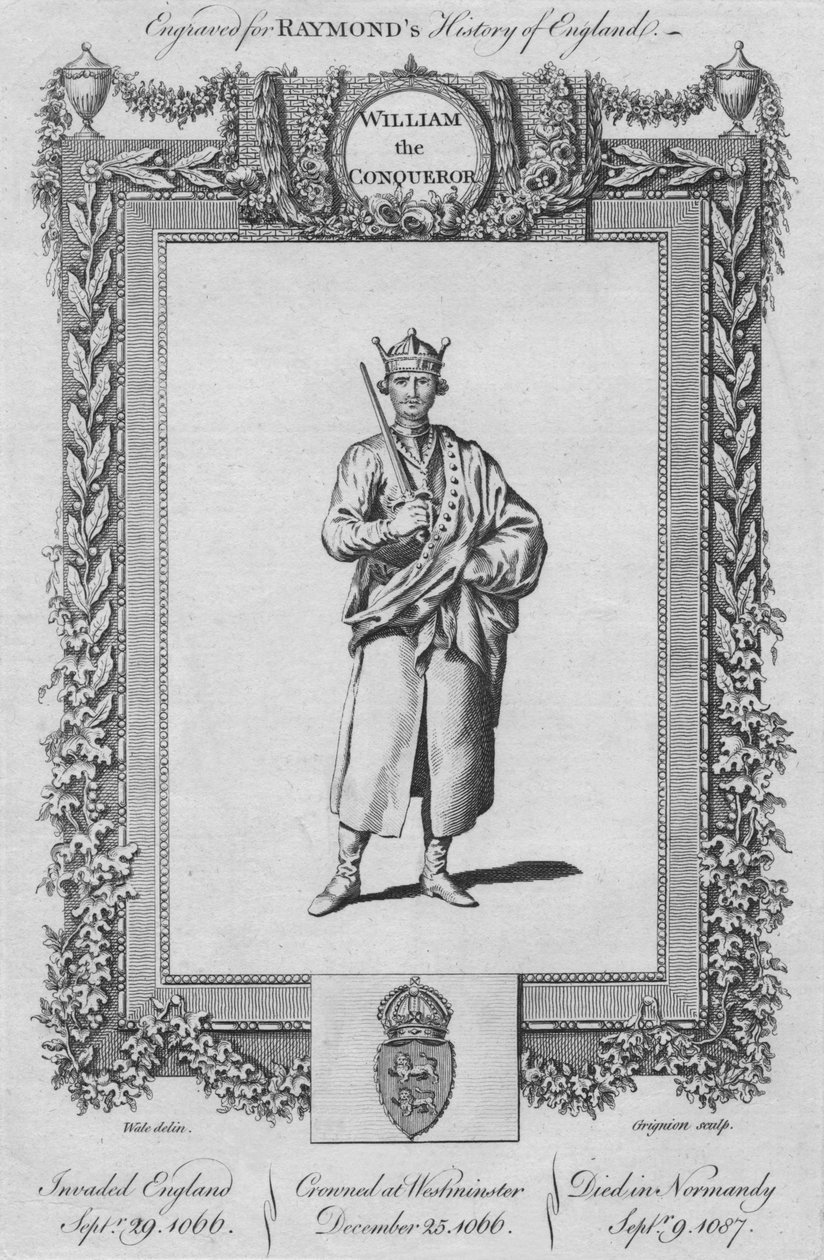 Wilhelm Zdobywca, c1787 autorstwa Unbekannt