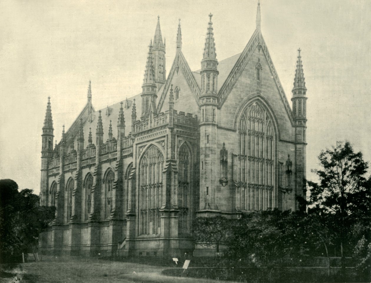 Wilson Hall, Uniwersytet w Melbourne, 1901. autorstwa Unbekannt