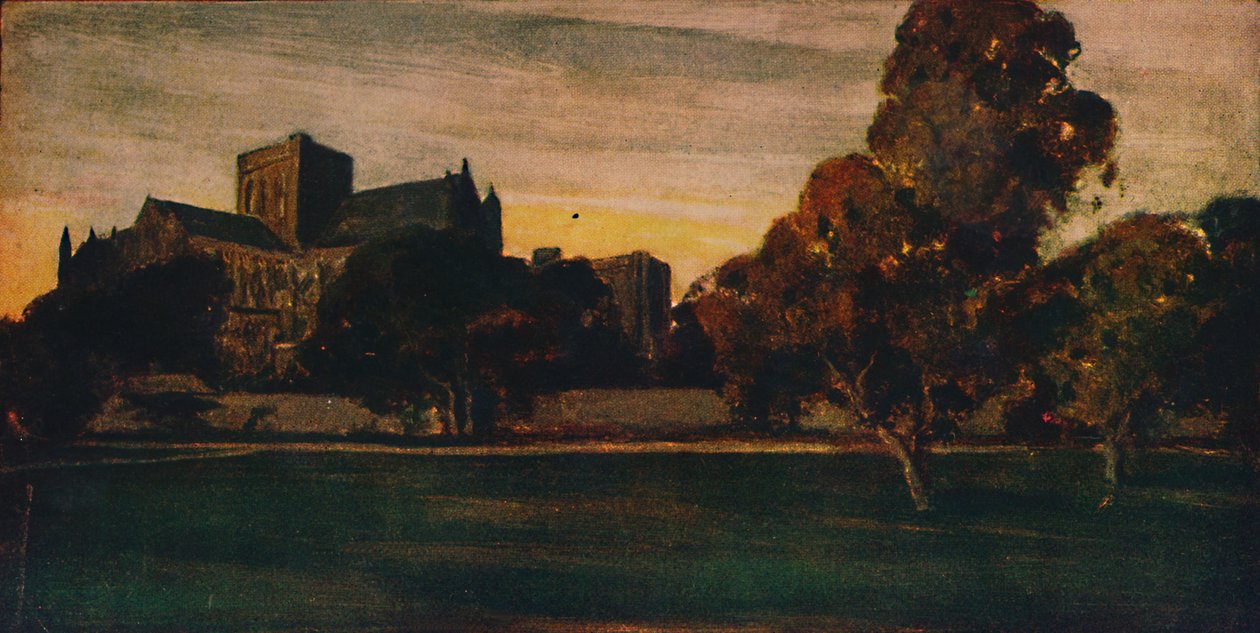 Katedra w Winchester, 1912 autorstwa Unbekannt