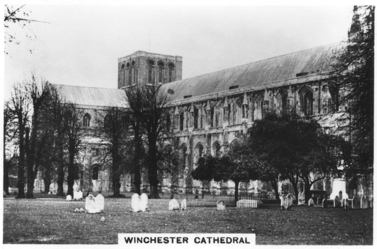 Katedra w Winchester, Hampshire, 1937 autorstwa Unbekannt