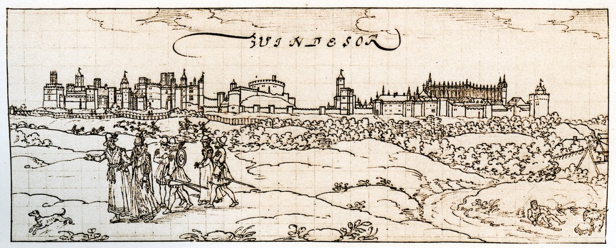 Zamek Windsor, 1902 autorstwa Unbekannt