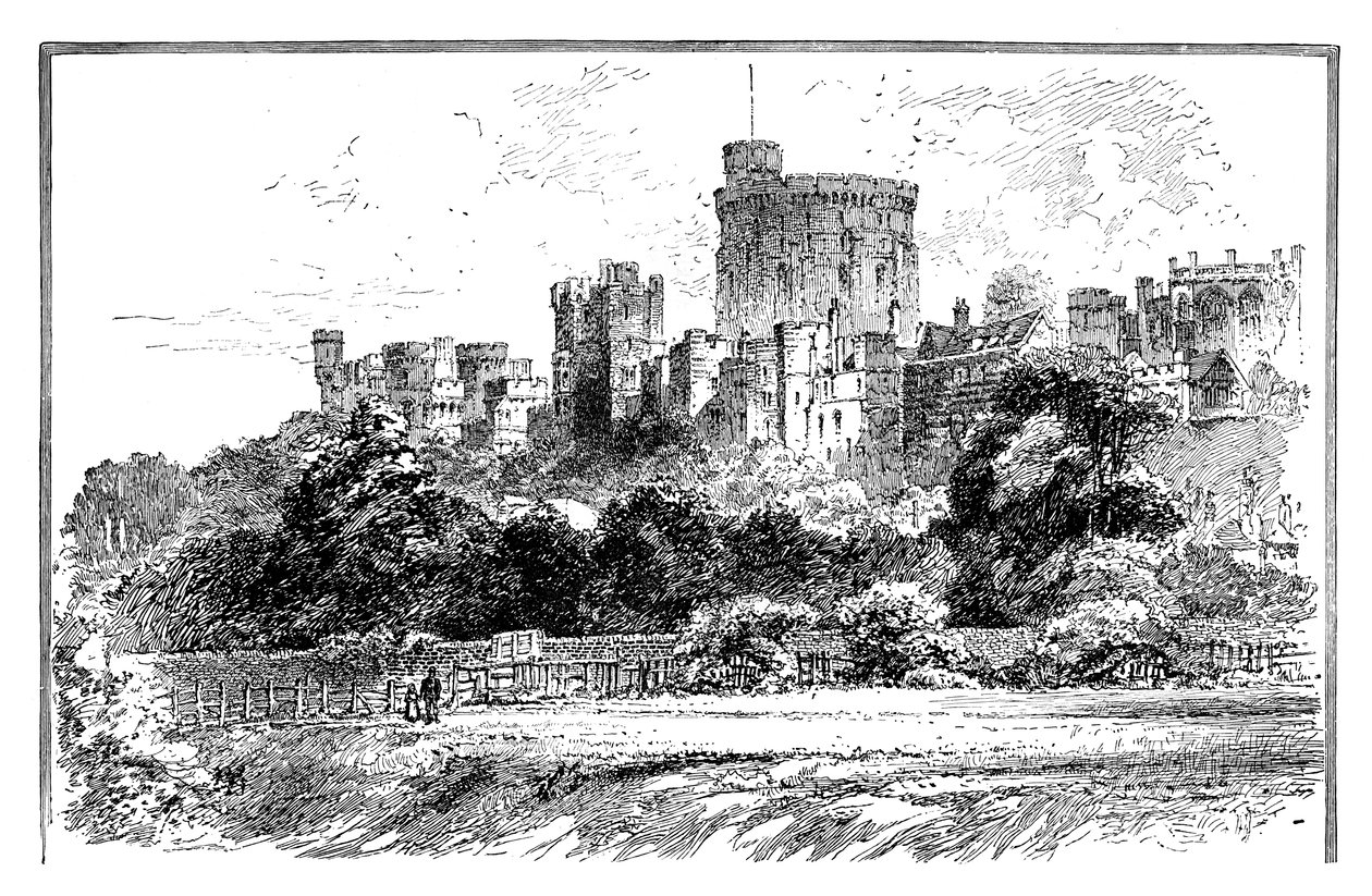 Zamek Windsor, Berkshire autorstwa Unbekannt