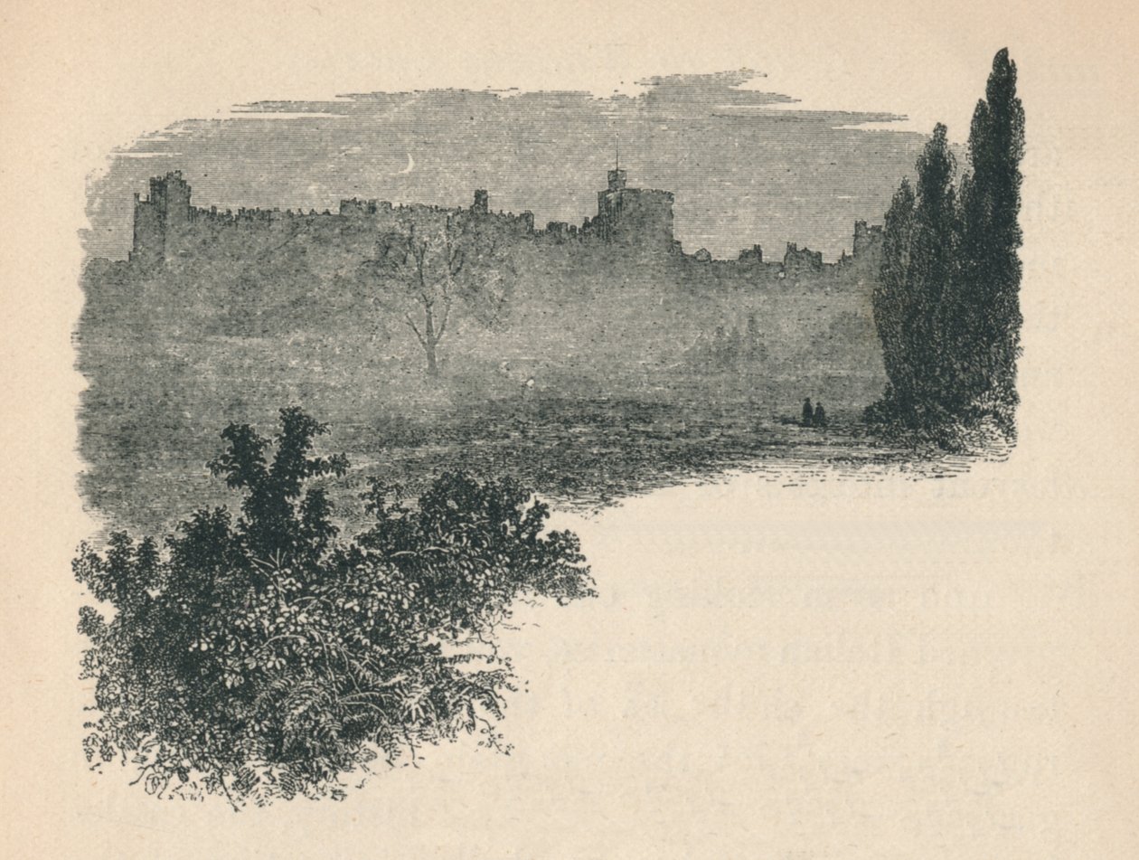 Zamek Windsor z Home Park, 1895 autorstwa Unbekannt