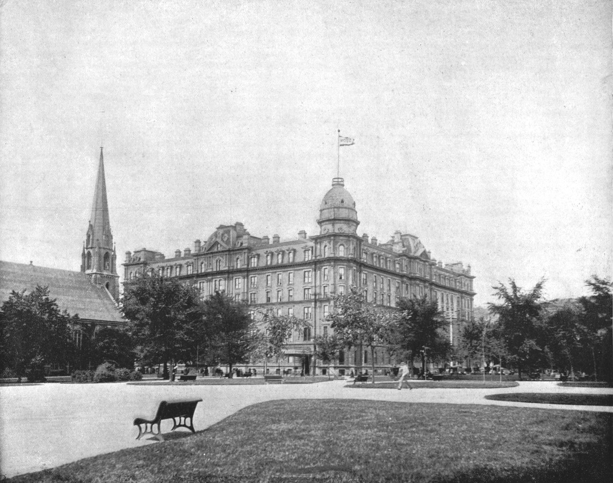 Windsor Hotel, Montreal, Kanada, ok. 1900. autorstwa Unbekannt