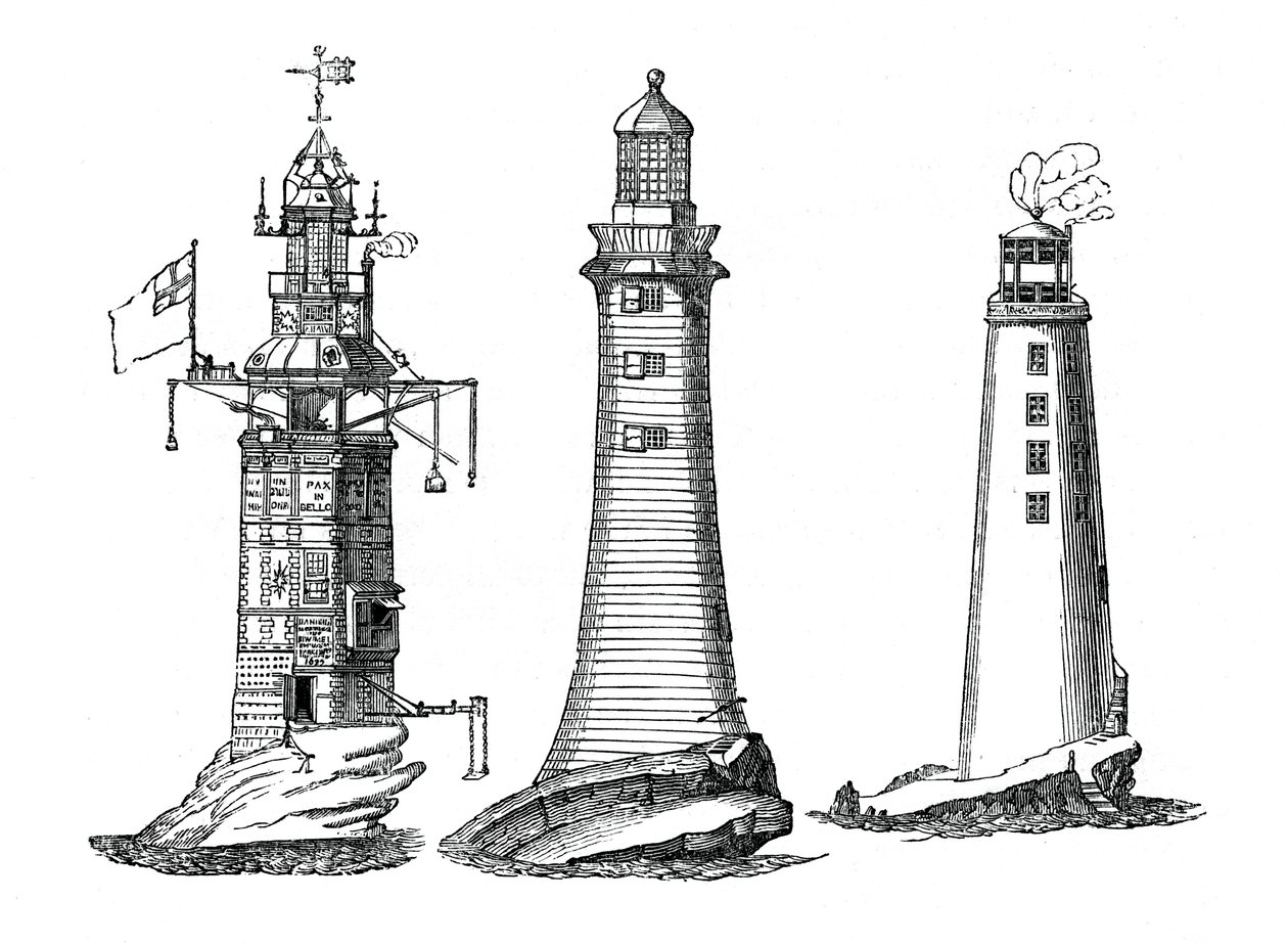 Latarnie Winstanley, Smeaton i Rudyerd, 1833 autorstwa Unbekannt