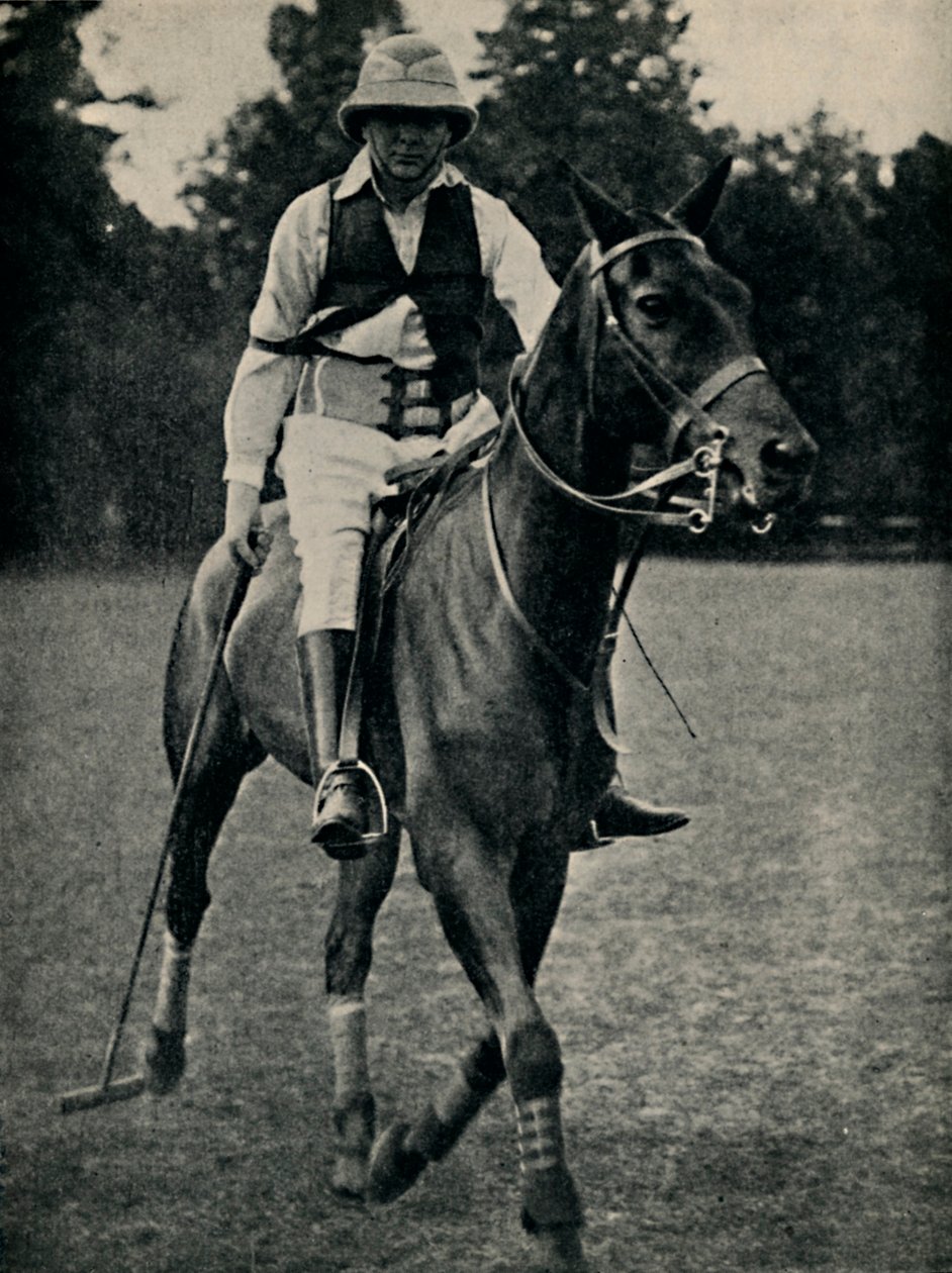 Winston Churchill grający w polo, lata 20., 1945. autorstwa Unbekannt