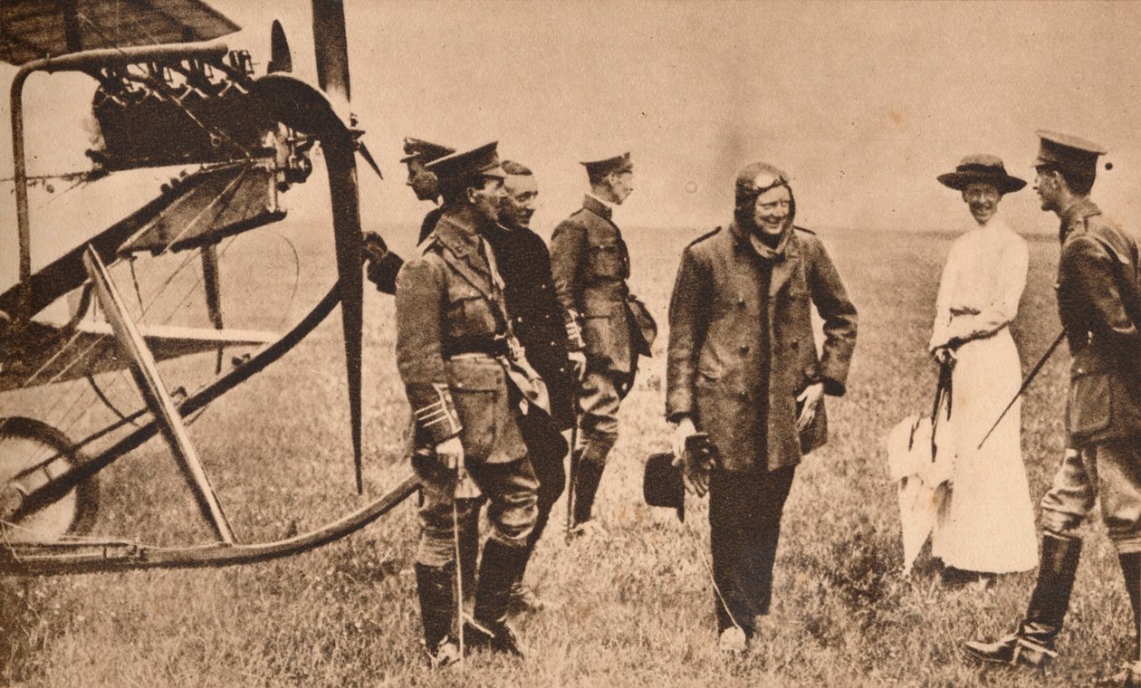Winston Churchill po podróży samolotem, c1914 1935 autorstwa Unbekannt