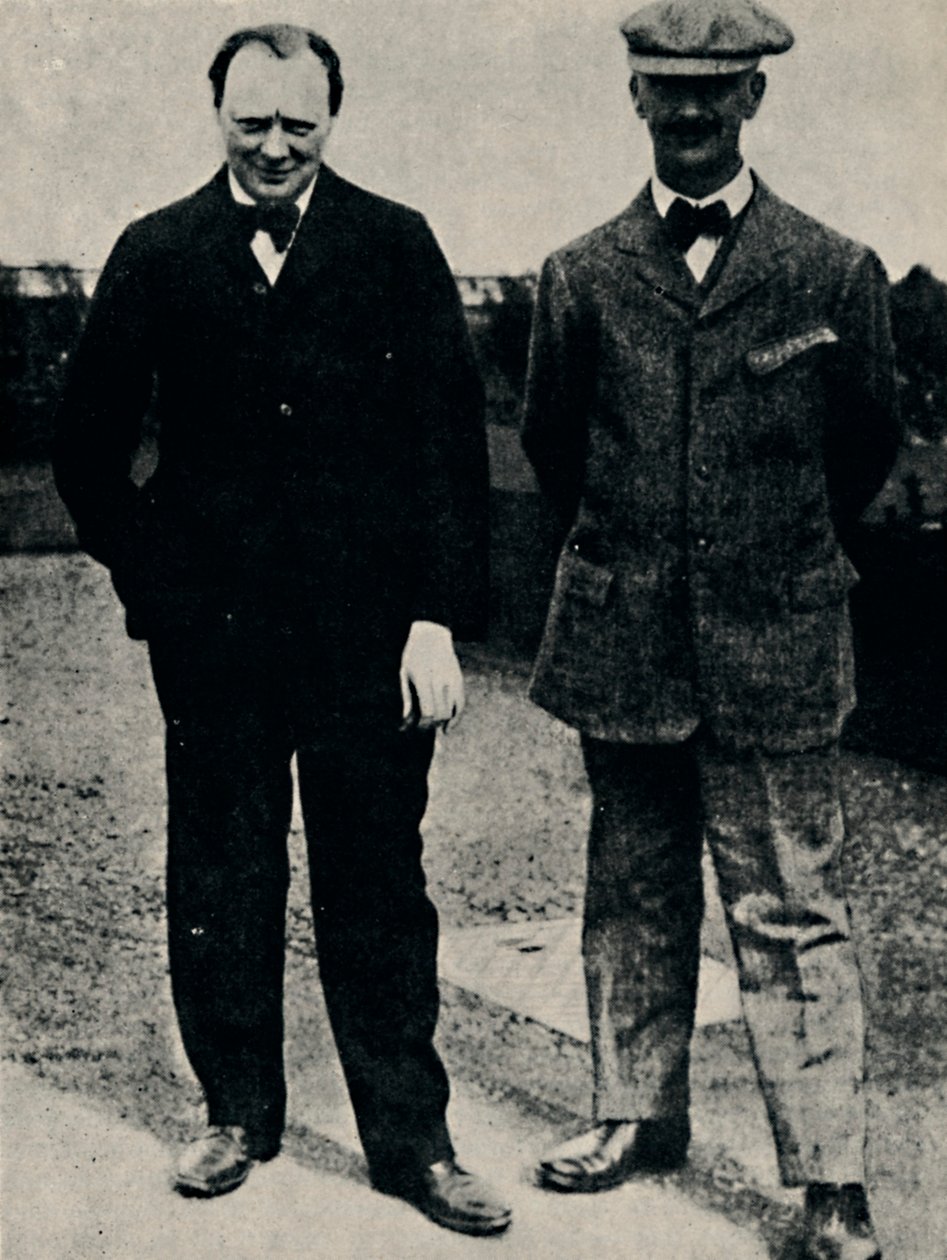 Winston Churchill i George Lambert, 1912, 1945. autorstwa Unbekannt